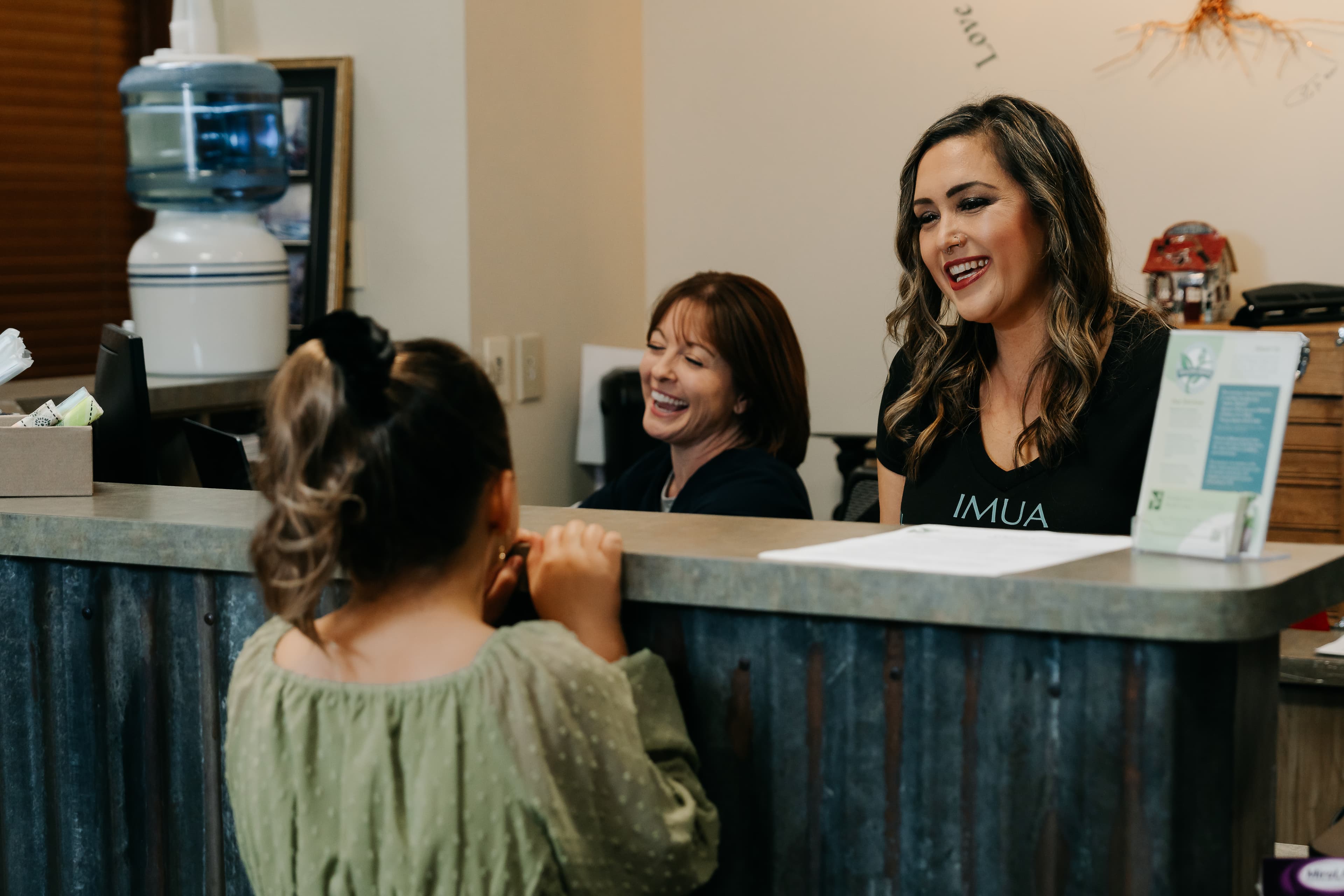 Welcoming front desk at Imua Physical Therapy
